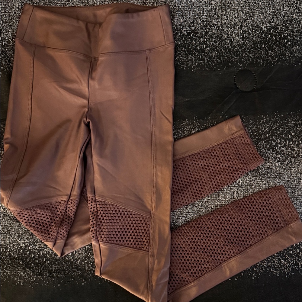 Koral Metallic Brown Leggings